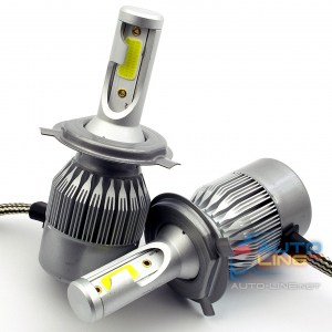 C6 H4 12-24V COB — автомобильные LED-лампы H4 6000K, COB