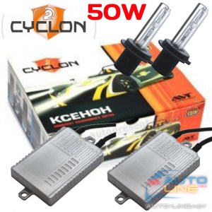 CYCLON 50W STANDART SIMPLE 5000K — комплект ксенонового оборудования 50W