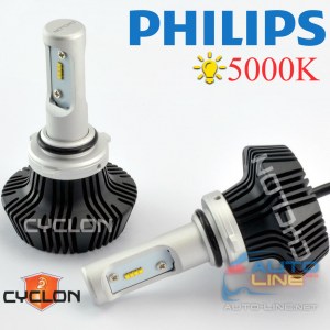 Cyclon LED 9006 5000K 4000Lm PH type 2 — светодиодная лампа HB4 (9006) 5000K, Philips ZES LED