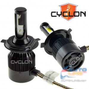 Cyclon LED H4 H/L 6000K 3200Lm type 12 — светодиодная лампа H4 6000K, COB