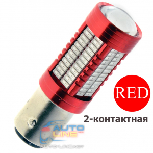 Cyclon S25-054(2)R CAN 4014-106 12V MJ — двухконтактная светодиодная лампа S25, красный цвет свечения