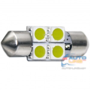 Cyclon T11-005(31mm) 5050-4 12V ST - светодиодная лампа T11
