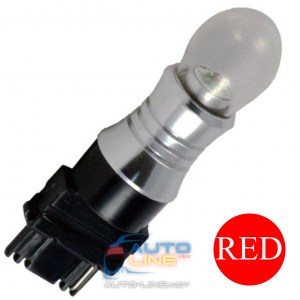 Cyclon T25-009R 5W 12V — автомобильная светодиодная лампа T25 красного цвета на чипах CREE