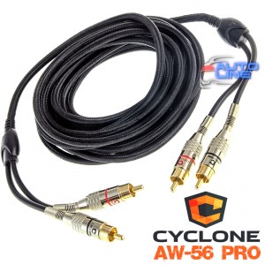 Cyclone AW-56 PRO - Межблочный RCA кабель для подключения усилителя