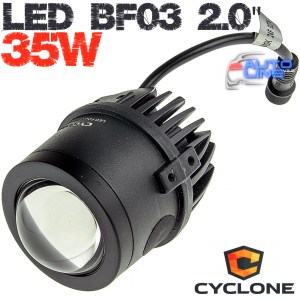 Cyclone LED BF03 2.0 6000K — универсальная противотуманная Bi-Led линза 6000K 2,5 дюйма