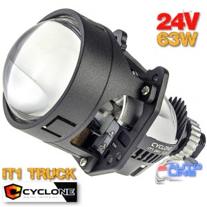 Cyclone LED BL 2.5 IT1 TRUCK 55/63W 24V - 2.5-дюймовая автомобильная 24В Bi-LED линза для грузовиков и автобусов