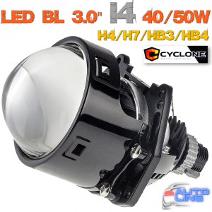 Cyclone LED BL 3.0 I4 40/50W — 3 дюйма LED-линза H4, H7, HB3, HB4 LED-линза Bi-Led, 2.5 (64мм), 40/50W, 5000К