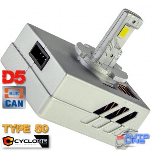 Cyclone LED D5 6000K type 50 — штатная LED-лампа D5, штатная LED-лампа в линзу D5