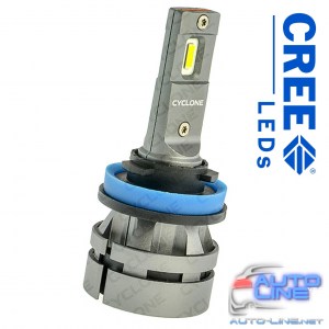 Cyclone LED H11 5000K 5100Lm CR type 27S — автомобильная LED-лампа H11, 5000K/5100Lm, CREE LEDs