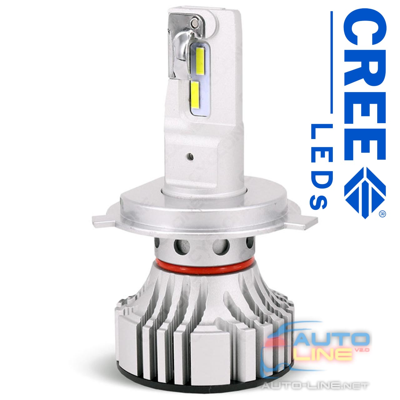 Cyclone LED H4 H/L 5000K 6000Lm CR type 29 v2 — LED-лампы H4, 5000K/6000Lm, CREE LEDs