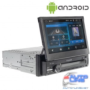 Cyclone MP-7102A - универсальная магнитола 1DIN Android с моторизованным дисплеем