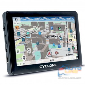 CYCLONE ND 500 – автомобильный GPS-навигатор WinCE, дисплей 5 дюймов