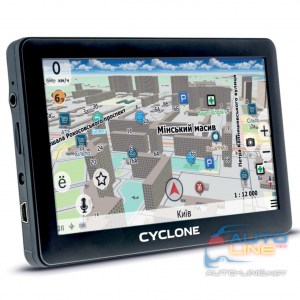 CYCLONE ND 430 – автомобильный GPS-навигатор WinCE, дисплей 4,3 дюйма