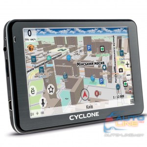 CYCLONE ND 505 AV BT – автомобильный GPS-навигатор WinCE, дисплей 5 дюймов