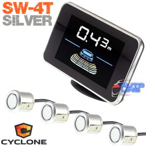 Cyclone SW-4T silver— универсальный парктроник с цветным дисплеем