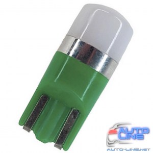 Cyclone T10-073G Philips3030-1 12-24V MJ — безцокольная автомобильная LED-лампа T10 зеленая (W5W) 12-24В