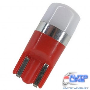 Cyclone T10-073R Philips3030-1 12-24V MJ — безцокольная автомобильная LED-лампа T10 красная (W5W) 12-24В
