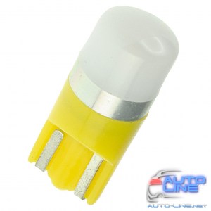 Cyclone T10-073Y Philips3030-1 12-24V MJ — безцокольная автомобильная LED-лампа T10 желтая (W5W) 12-24В