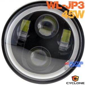 Cyclone WL-JP3 5,75 45W Hi/Low - круглая LED-фара ближнего/дальнего света с ДХО и поворотами, круглая LED-фара головного света