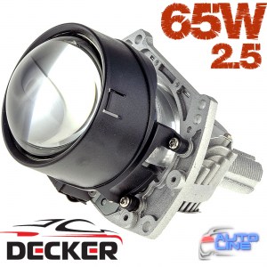 Decker LED BL 2,5 P-1 65W — LED-линза 2,5 дюйма для штатной установки Bi-Led, штатная LED-линза