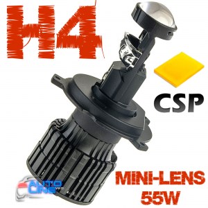 Decker LED GL-01 6K H4 — мини LED-линза H4, светодиодная лампа-линза H4