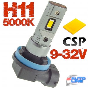 Decker LED PL-05 5K H11  — автомобильная LED-лампа H11 под галогенку, без вентилятора