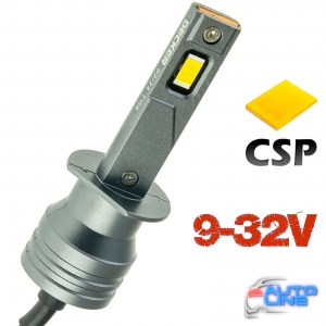 Decker LED PL-05 5K H1 — автомобильная LED-лампа H1 под галогенку, без вентилятора