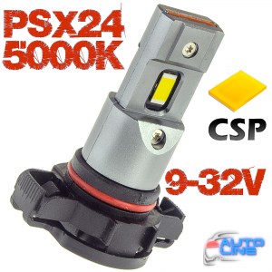 Decker LED PL-05 5K PSX24  — автомобильная LED-лампа PSX24 под галогенку, без вентилятора, 5000K
