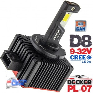 Decker LED PL-07 6K D8 — штатная LED-лампа D8, штатная LED-лампа в линзу D8