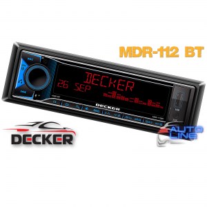 Decker MDR-112 BT - Автомагнитола 1DIN