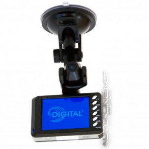 Digital DCR-310 — автомобильный видеорегистратор с 2 камерами, камеры поворотные