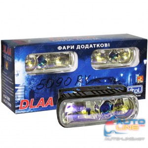 DLAA 5090 RY — двойные противотуманные фары, 2 лампы + габариты