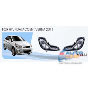 DLAA HY-485W — противотуманные фары для автомобиля Hyundai Accent/Verna 2011