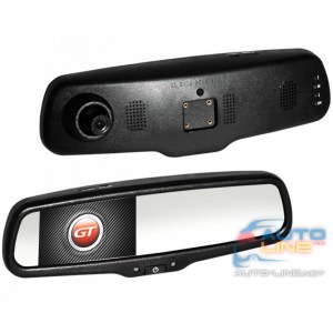 GT BR35 — зеркало заднего вида с двухканальным видеорегистратором, FULL HD