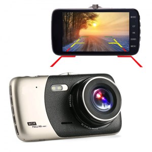 Автомобильный видеорегистратор X600, LCD 4, Angel Lens, камеры, 1080P Full HD, металл. корпус (X600)