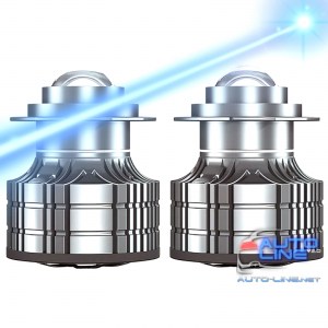 LED Mini laser lens H7 6000K Canbus v1 - светодиодные мини лазерные линзы H7 6000K