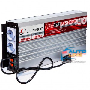 Luxeon IPS-1500MC — преобразователь напряжения 12-220В + зарядное устройство