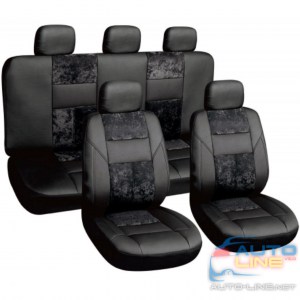 Milex ABSOLUTE Black — набор чехлов для сидений автомобиля, черные