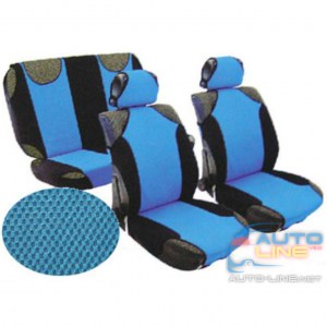 Milex AG-23088/3 — комплект маек на передние и задние сиденья, черно-синие