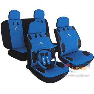 MILEX Mambo AG-24017/3 — набор чехлов для сидений автомобиля, синие