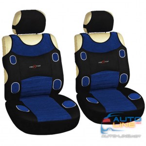 MILEX Prestige AG-7254 — майки на передние сиденья, черно-синие