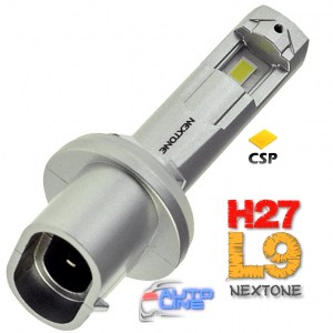 Nextone LED L9 H27 6000K  — мини LED-лампа H27 под галогенку, без вентилятора