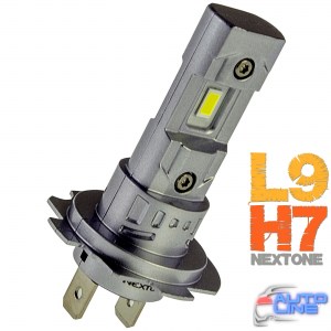 Nextone LED L9 H7 6000K  — мини LED-лампа H7 под галогенку, без вентилятора, 6000K