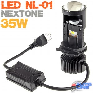 Nextone LED NL-01 H4 35W — мини LED лампа-линза H4, светодиодная лампа-линза H4