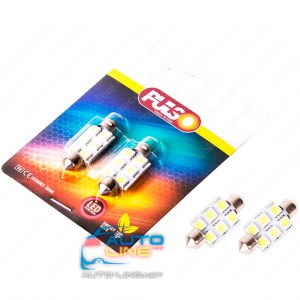 PULSO LED SV8.5/8/T11x36mm/6 SMD-5050/12v/White/софитные — софитные светодиодные лампы