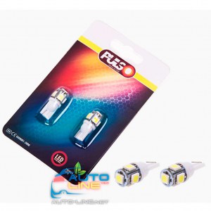 PULSO LED T10/5SMD-5050/24v/1.0w White — лампа габаритного света, 5SMD-5050, 24v