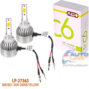 PULSO LP-27363 — автомобильные светодиодные лампы H27 (880/881), 3000K