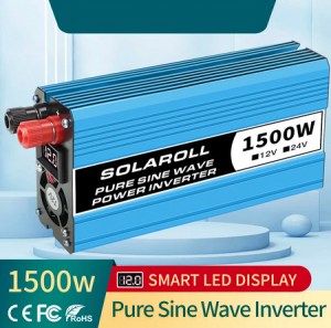 Solaroll IPS-1600S — преобразователь напряжения с чистой синусоидой 800Вт, автомобильный инвертор, 12-220В
