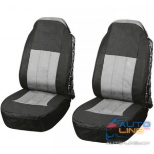 Vitol FD-101113 BK-GY — комплект чехлов для передних сидений автомобиля, черно-серые