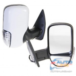 Vitol ЗБ-3296 — боковое зеркало для автомобиля Газель, с поворотным сигналом, цвет белый